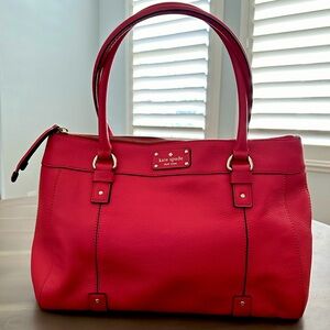 Kate Spade Red Tote Bag